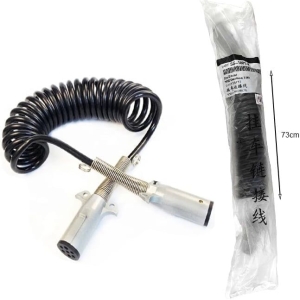 Alternative view of Καλώδιο Σπιράλ Για Φώτα Τρέιλερ 7 Πόλων - Seven Core trailer Spring Cable