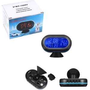 Ψηφιακό Βολτόμετρο, Θερμόμετρο και Ρολόι Αυτοκινήτου VST-7009V - Clock / Voltage Meter/ Thermometer