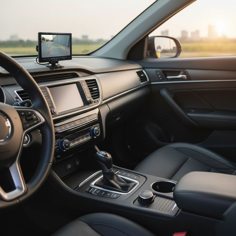 TFT LCD Έγχρωμη Οθόνη Αυτοκινήτου/Φορτηγού - Color Monitor - Image 2