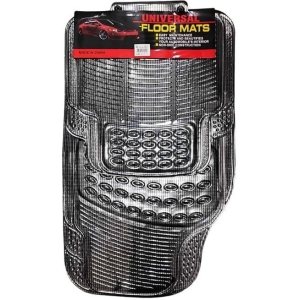 Σετ πατάκια αυτοκινήτου ασημί 4τεμ - Universal Floor Car Mats 4pcs