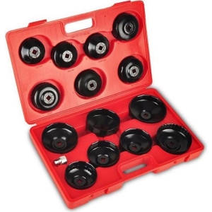 Σετ Φιλτρόκλειδα Κούπα σε Βαλιτσάκι 15 τμχ - Cup Filter Wrench Set in a Suitcase 15 pcs