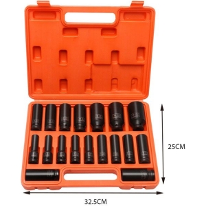 Σετ Κρουστά Καρυδάκια 18τεμ. 1/2" - Impact socket set