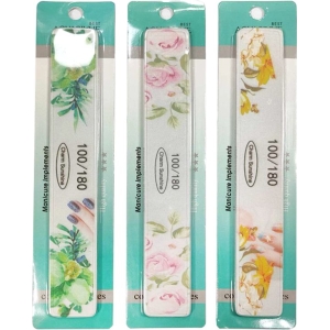 Λίμα νυχιών Διπλής Όψης 100/180 12τμχ - Nail File 12pcs