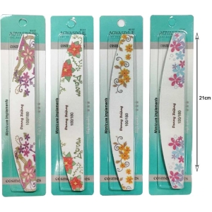 Alternative view of Λίμα νυχιών Διπλής Όψης 100/180 12τμχ - Nail File 12pcs