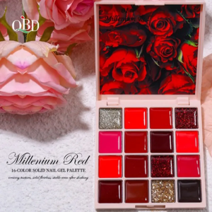 Gel Νυχιών Solid Nail Gel QBD 16 colors Painting Gel Soak-Off