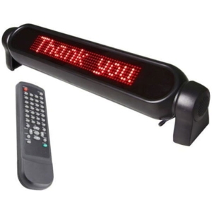 LED Επιγραφή για Οχήματα 12v με τηλεχειριστήριο - LED sign