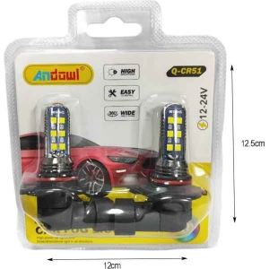 Alternative view of Andowl Λάμπα αυτοκινήτου H8 12-24V Q-CR51 - Car Fog Lights