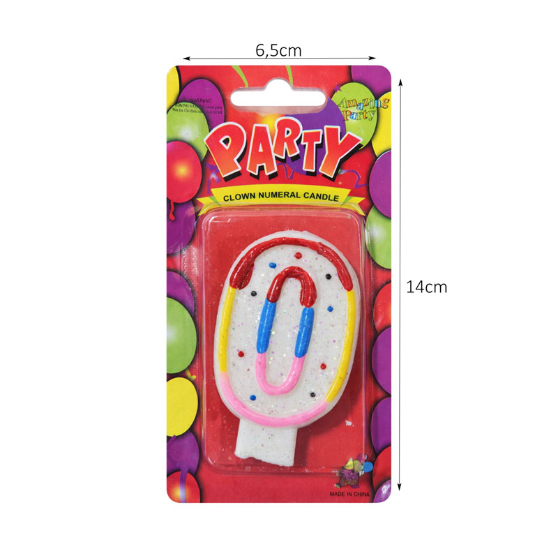 Κερί Γενεθλίων 0 – Birthday Number Candle Happy Birthday - Image 2