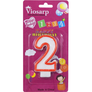 Κερί Γενεθλίων 2 – Birthday Number Candle Happy Birthday