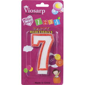 Κερί Γενεθλίων 7 – Birthday Number Candle Happy Birthday
