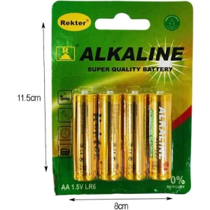 Alternative view of Rekter Αλκαλική Μπαταρία AA 1.5V LR6 – Alkaline battery