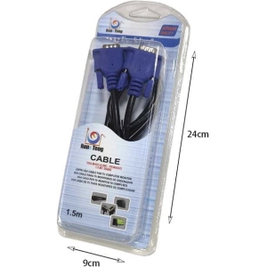 Alternative view of RUN&TENG Καλώδιο VGA αρσενικό-θηλυκό - VGA cable male-female 1.5 MT 550BB