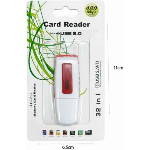 Alternative view of Αναγνώστης Καρτών Μνήμης USB 2.0 32 σε 1 – USB 2.0 Memory Card Reader 32 in 1