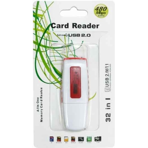 Αναγνώστης Καρτών Μνήμης USB 2.0 32 σε 1 – USB 2.0 Memory Card Reader 32 in 1