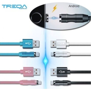Alternative view of TREQA CA-8231 καλώδιο USB micro USB 3.0A 1m - USB cable