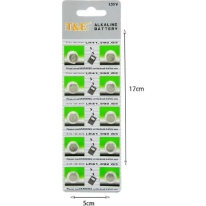 Alternative view of T&E Μπαταρίες αλκαλικές 1.55V LR41.392.G3 - Alkaline battery