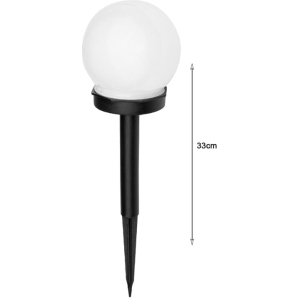 Alternative view of Sidirela Ηλιακό φωτιστικό κήπου σωλήνας μαύρος 60124 - Solar light