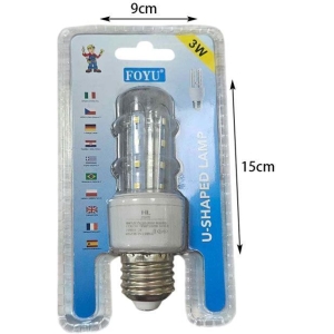 Alternative view of FOYU λάμπα σε σχήμα U 3W E27 - FOYU shaped light bulb 3W E27