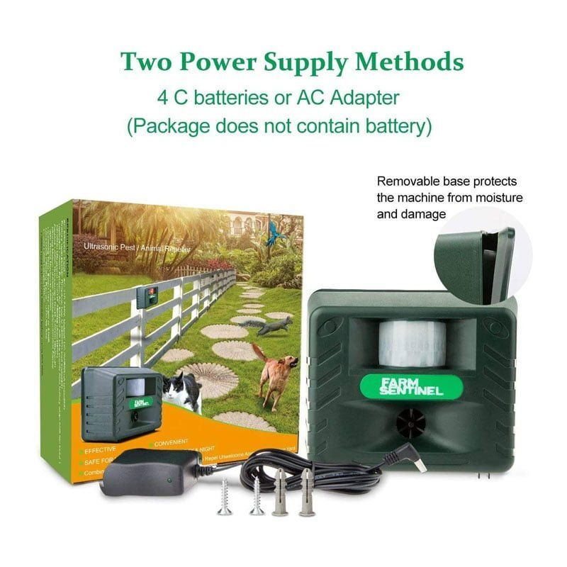 Απωθητικό Υπερήχων & Συναγερμός Αδιάβροχο Με Αισθητήρα Κίνησης - Farm Sentinel Ultrasonic Rereller - Image 8