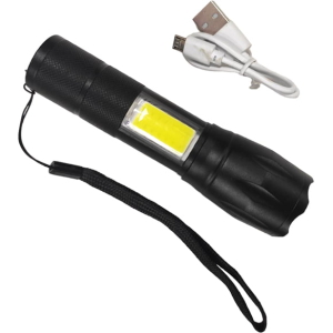 Alternative view of Επαναφορτιζόμενος Φακός LED - COB light flashlight