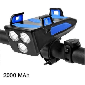 Alternative view of Βάση Κινητού Με Φακό Και Κόρνα Για Ποδήλατο - Bicycle Horn Lamp