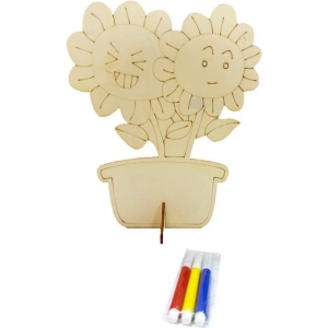 Ξύλινο σετ ζωγραφικής για παιδιά σε διάφορα σχέδια - Wooden painting set for children