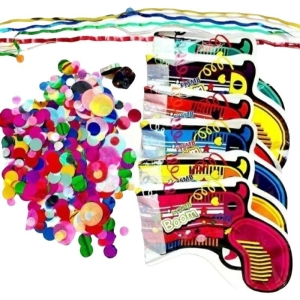 Alternative view of Πιστόλι κομφετί 6τμχ - Confetti popper