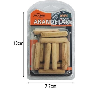 Alternative view of Ξύλινες καβίλιες Φ8mm 20τμχ - Wooden frame pegs Φ8mm 20pcs