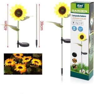 KMT Ηλιακά φωτιζόμενο διακοσμητικό λουλούδι LED - Solar-powered LED decorative flower