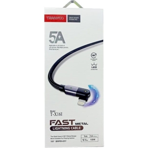 Tranyoo Καλώδιο δεδομένων Lightning-IOS 1m 5A T-X161