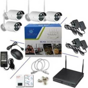 5G Kit Ολοκληρωμένο Σύστημα CCTV με 4 Ασύρματες Κάμερες Ασύρματο Καταγραφικό - Full HD 5G Kit Camera