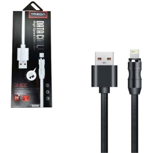 Treqa Μαγνητικό Αποσπώμενο Καλώδιο Γρήγορης Φόρτισης USB to Lightning Cable 1m CA-8232- Fast Charger Cable