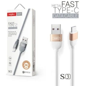 Tranyoo Καλώδιο δεδομένων type-C 5A 1.2m S3-C - Fast charger cable
