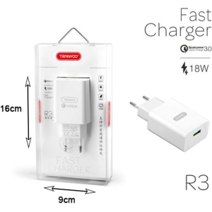 Alternative view of TRANYOO 18W γρήγορος φορτιστής QC3.0 R3 – Fast charger