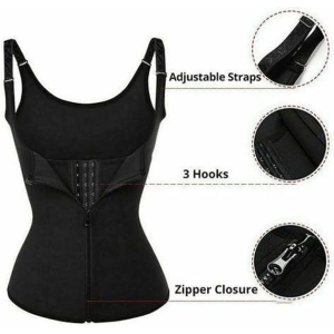 Alternative view of Γυναικείος κορσές μέσης - Adjustable shoulder strap body waist cincher vest
