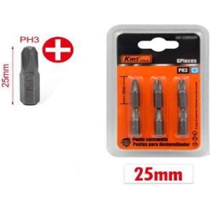 KMT Μύτες κατσαβιδιού PH3 -Bits Long For Screwdriver