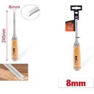 KMT Σκαρπέλα Με Ξύλινη Λαβή 8mm- Chisel