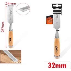 KMT Σκαρπέλα Με Ξύλινη Λαβή 32mm- Chisel