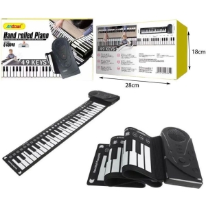 Alternative view of Andowl Ευλύγιστο Πιάνο Αφής με 49 Πλήκτρα Q-GQ049 - Hand Rolled Piano