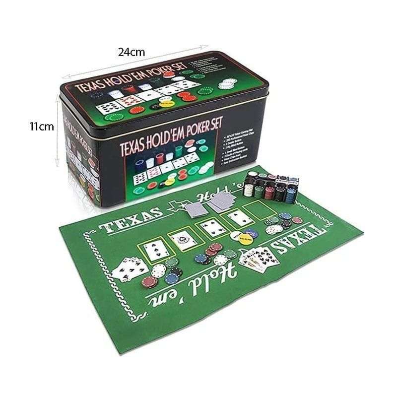 Πόκερ Μίνι Σετ - Texas Hold Em Poker Set - Image 3