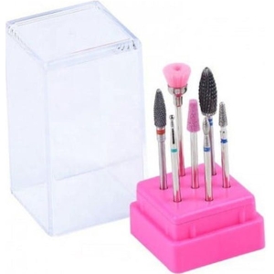 Φρεζάκια Νυχιών Σετ 7τεμ σε Κουτί Αποθήκευσης NO.284