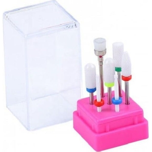 Φρεζάκια Νυχιών Σετ 7τεμ σε Κουτί Αποθήκευσης ΝΟ.286