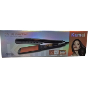 Kemei KM-3114P Πρέσα Μαλλιών με Κεραμικές Πλάκες – Professional Hair Straightener