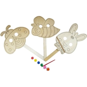 Alternative view of Ξύλινο σετ ζωγραφικής για παιδιά - Wooden painting set for children