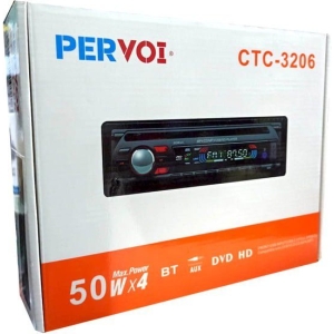 Alternative view of PerVoi Ηχοσύστημα Αυτοκινήτου Universal 1DIN Bluetooth/MP3/MP4 player αυτοκινήτου με είσοδο USB 50Wx4 CTC-3206 - Car MP3 player