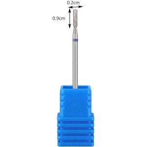 Φρεζάκι Τροχού Διαμαντόφρεζα Μπλε #36 - Carbide nail drill bit