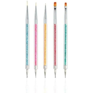 Alternative view of Πινέλα νυχιών 5τμχ - Nail brushes 5pcs