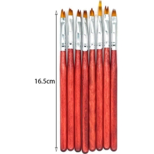Σετ πινέλα νυχιών 8τμχ - Nail brushes 8 pcs
