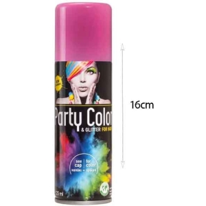Alternative view of Αποκριάτικο Σπρέι Μαλλιών Glitter Ροζ - 125ml - Party Color & Glitter For Hair