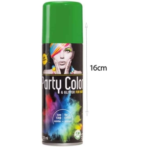 Alternative view of Αποκριάτικο Σπρέι Μαλλιών Πράσινο - 125ml  - Party Color & Glitter For Hair